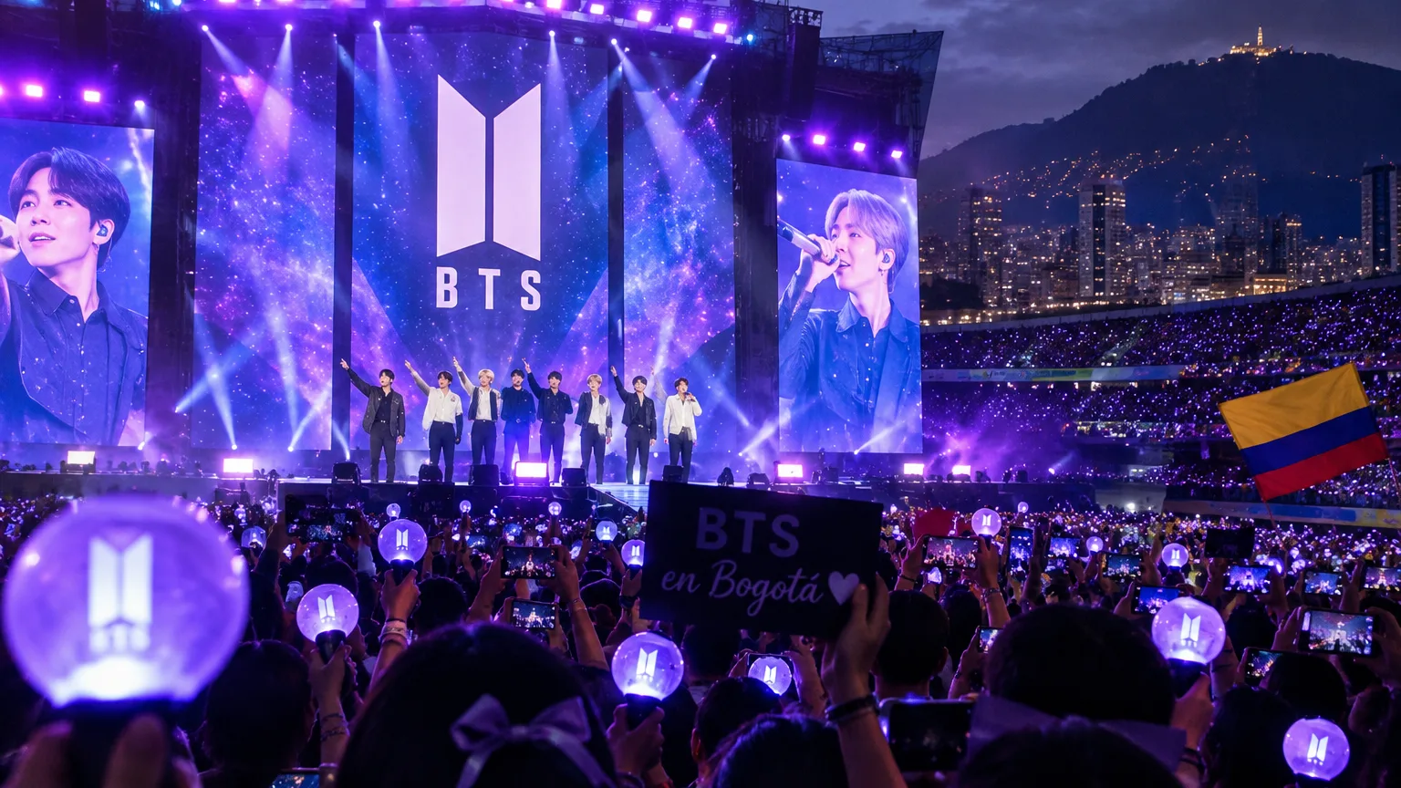 BTS conquista Bogotá: sus conciertos movieron más de $99.000 millones