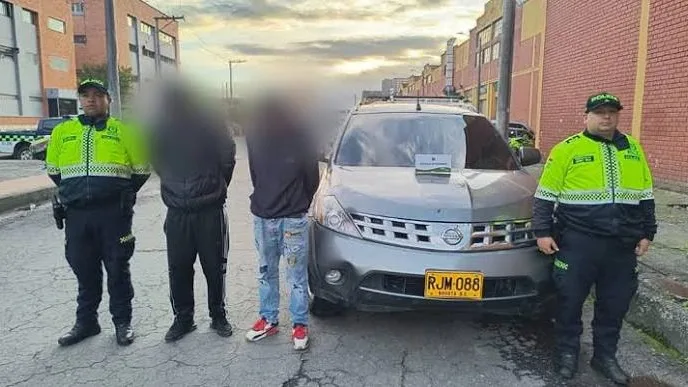 El GPS los delató: cayeron cinco personas que habían robado una camioneta en Bogotá