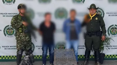 Capturan a dos hombres por minería ilegal en el sector del río Medina en Mariquita