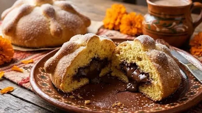 Cómo preparar un delicioso pan de muerto de chocolate en casa