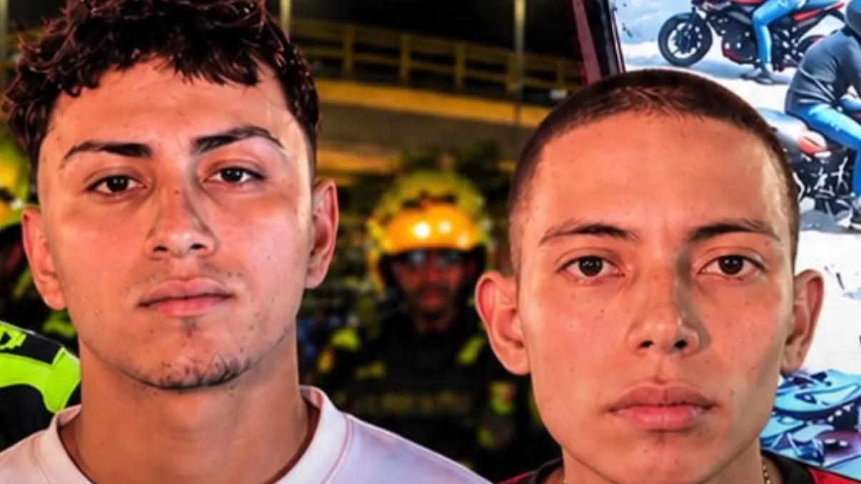 Persecución policial terminó con dos capturados por presunto hurto.