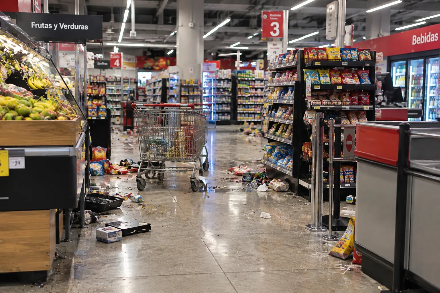 Capturado en riña de supermercado