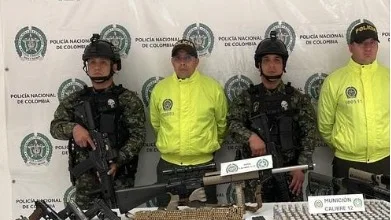 Cuatro personas fueron capturadas en Ancuya, Nariño, con armas, granadas y $12,6 millones