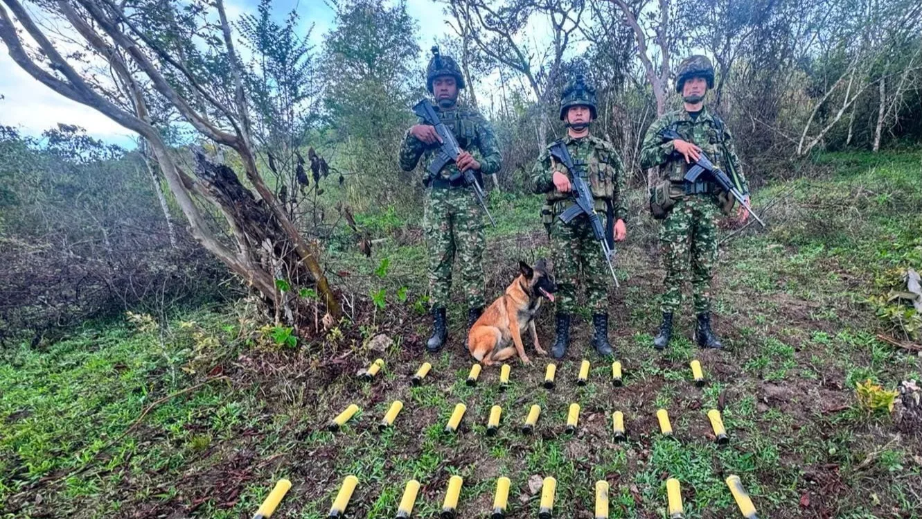 En Nariño neutralizan depósito ilegal con 35 granadas de fabricación artesanal