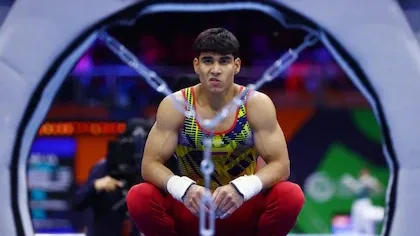 Barajas se quedó cerca del podio tras ocupar el quinto puesto en el Mundial de gimnasia.