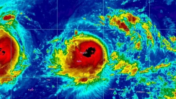 El supertifón Champi azota Guam con categoría 4 y activa la emergencia