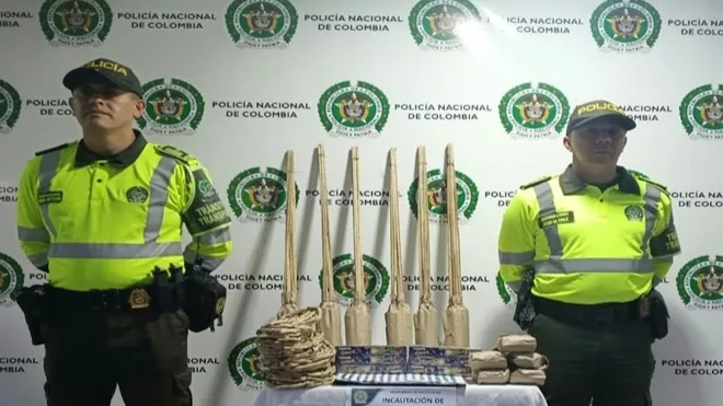 Policía en Caldas incauta 20 kilos de pólvora en controles viales