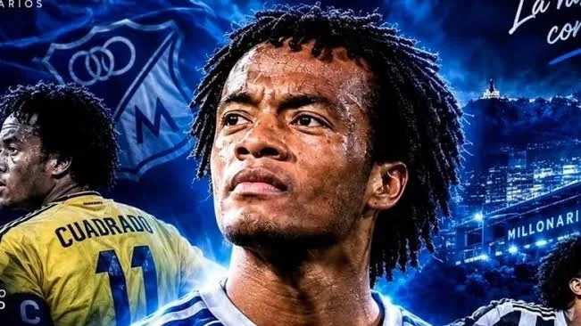 Juan Guillermo cuadrado y su encuentro con el equipo de Manizalez