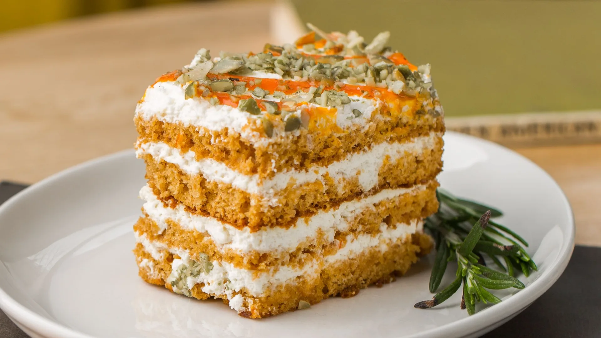 ¡Este pastel de zanahoria y pollo queda jugoso por dentro y gratinado por encima!