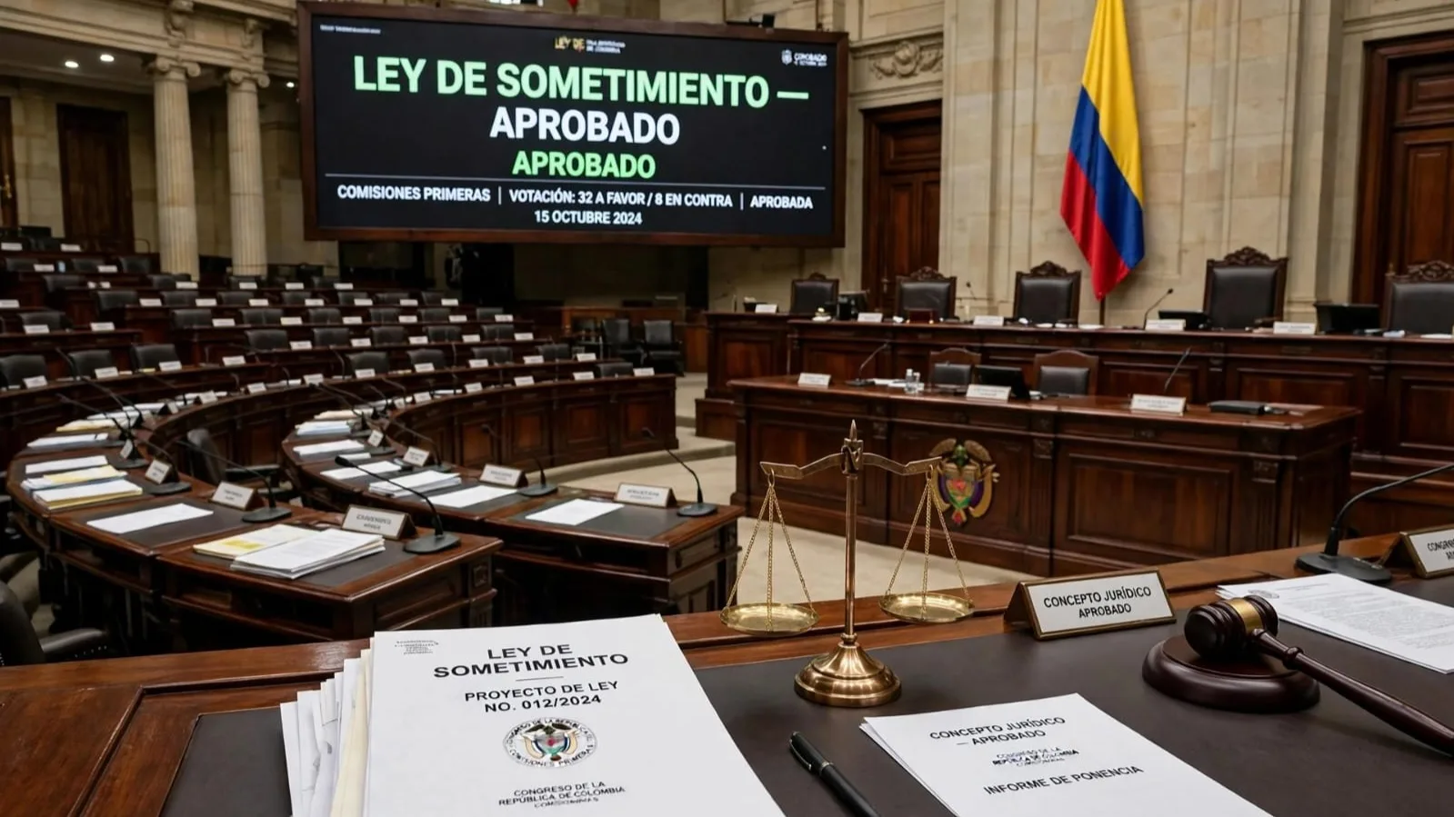 Ley de sometimiento aprobada en comisiones primeras conjuntas pasa a plenarias Senado Cáma