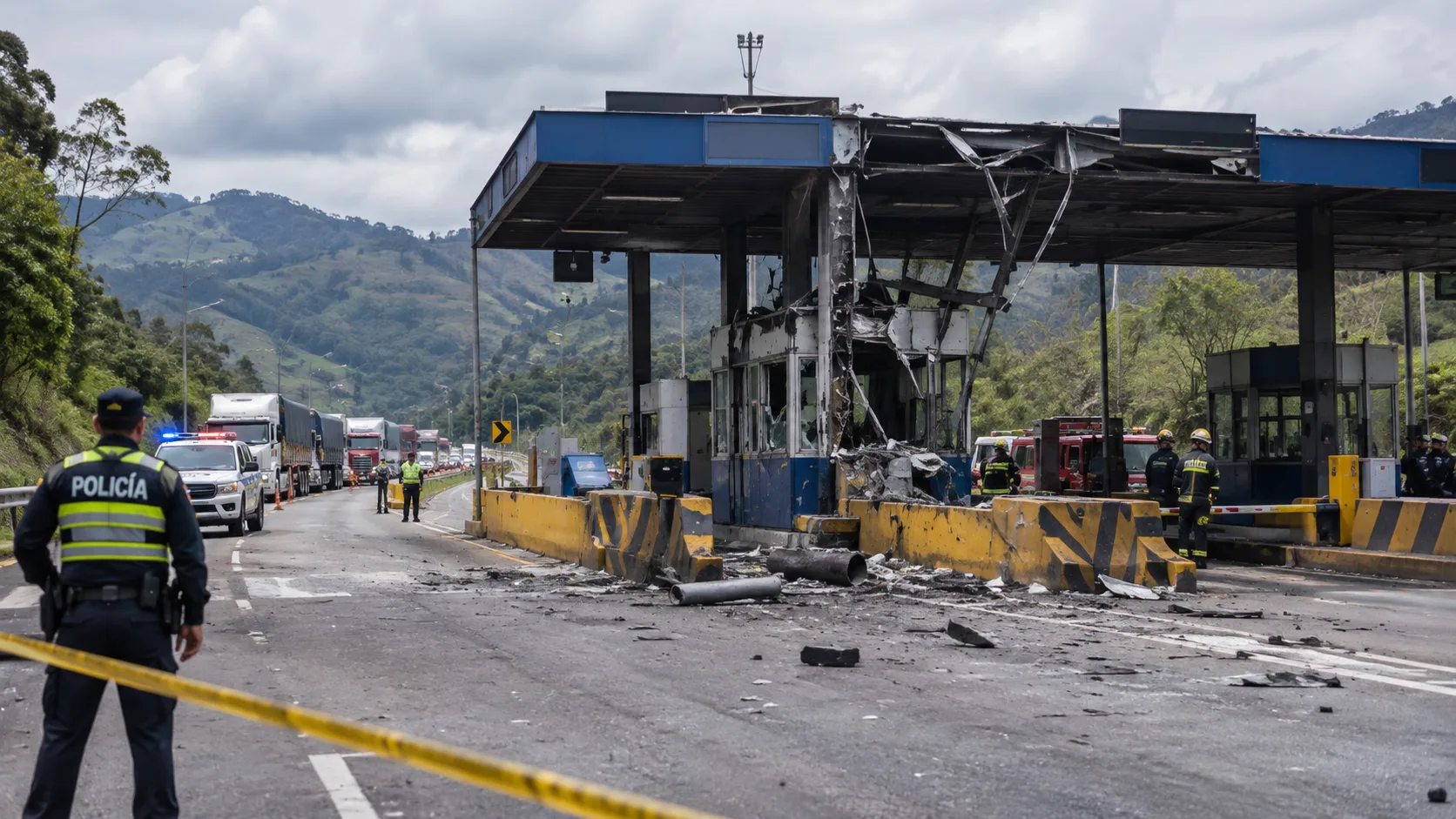 Atentado con carro bomba en el Cauca deja al menos tres civiles heridos