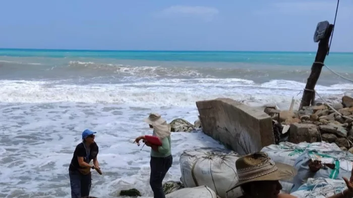 Impactos de erosión costera afectan a comunidades del Chocó, Valle y La Guajira