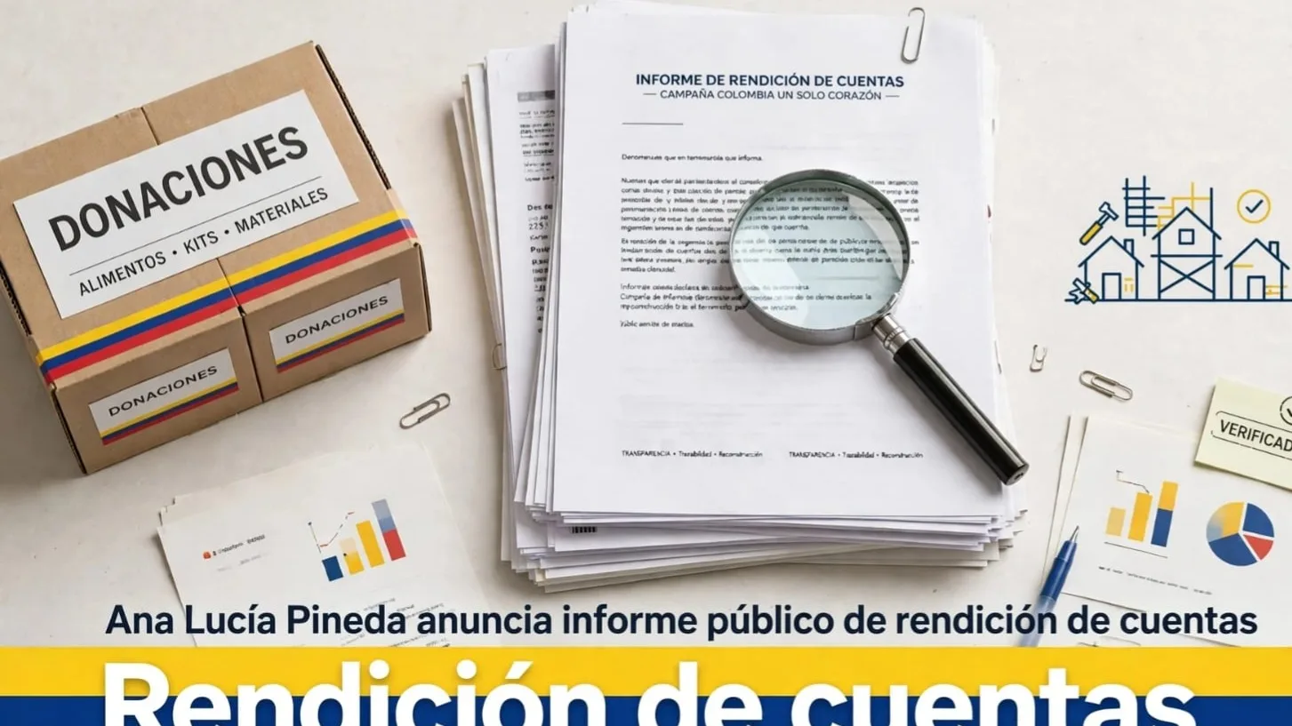 Ana Lucía Pineda anuncia rendición de cuentas por donaciones del terremoto