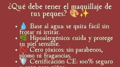 Niños de 7 a 10 años: Maquillajes seguros y accesorios bajo estricto control