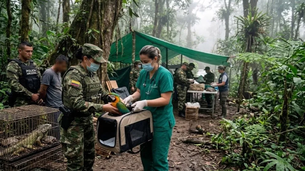 Desarticulan red dedicada al tráfico ilícito de especies silvestres