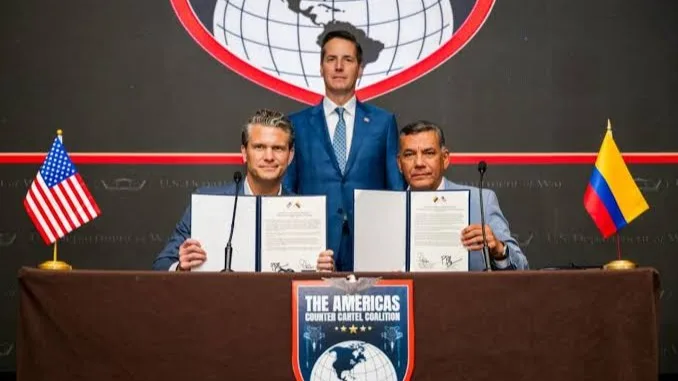 Estados Unidos confirma el ingreso de Colombia a la coalición contra los cárteles