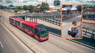 Mujer fue grabada presuntamente colándose en TransMilenio y el video generó polémica