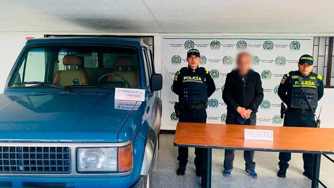 ¡El GPS los delató! Capturan a cinco personas tras el robo de una camioneta en Bogotá