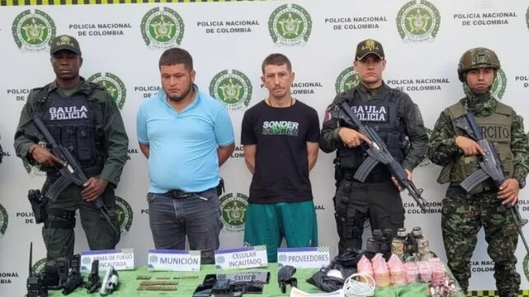 Capturan a cinco presuntos integrantes de las disidencias de las FARC en Tuluá