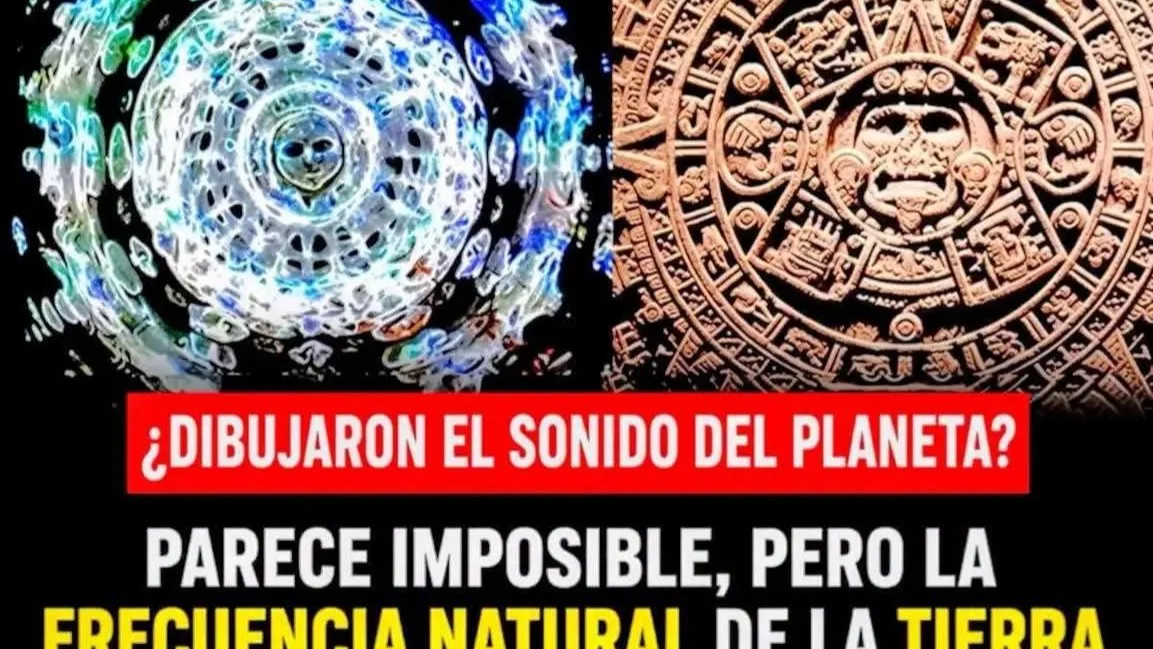 Mira estas dos imágenes: a un lado, una representación visual de la Resonancia Schumann;