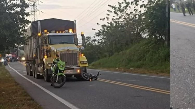Persecución tras un robo deja dos motociclistas muertos en la vía La Cordialidad