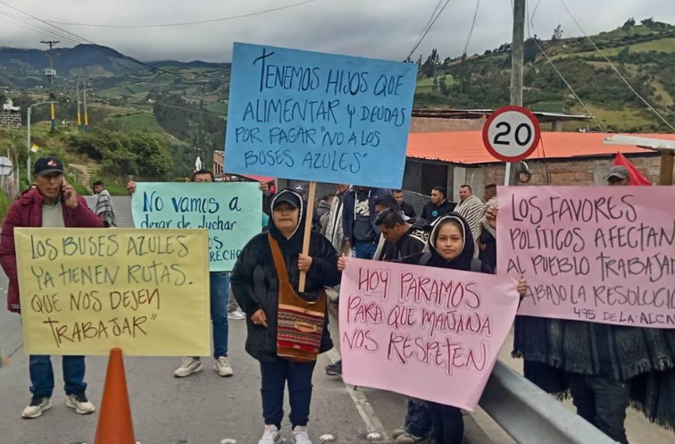 Las Lajas protesta