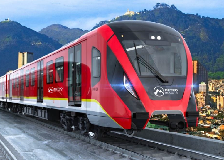 vagones del Metro de Bogotá