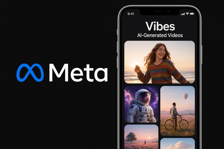 Meta lanza Vibes, su nuevo feed de videos cortos con IA