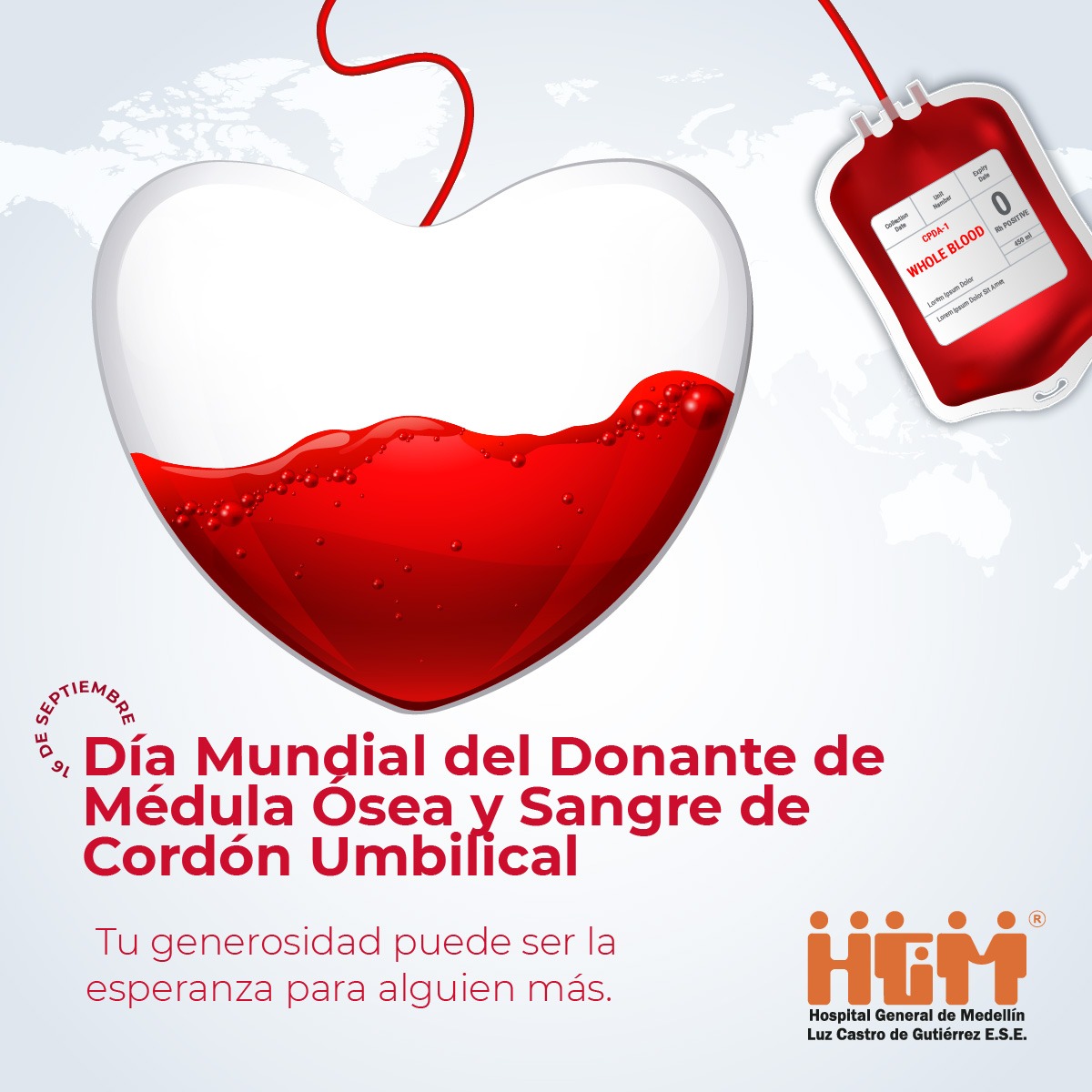 Día Mundial del Donante de Médula Ósea y Cordón Umbilical