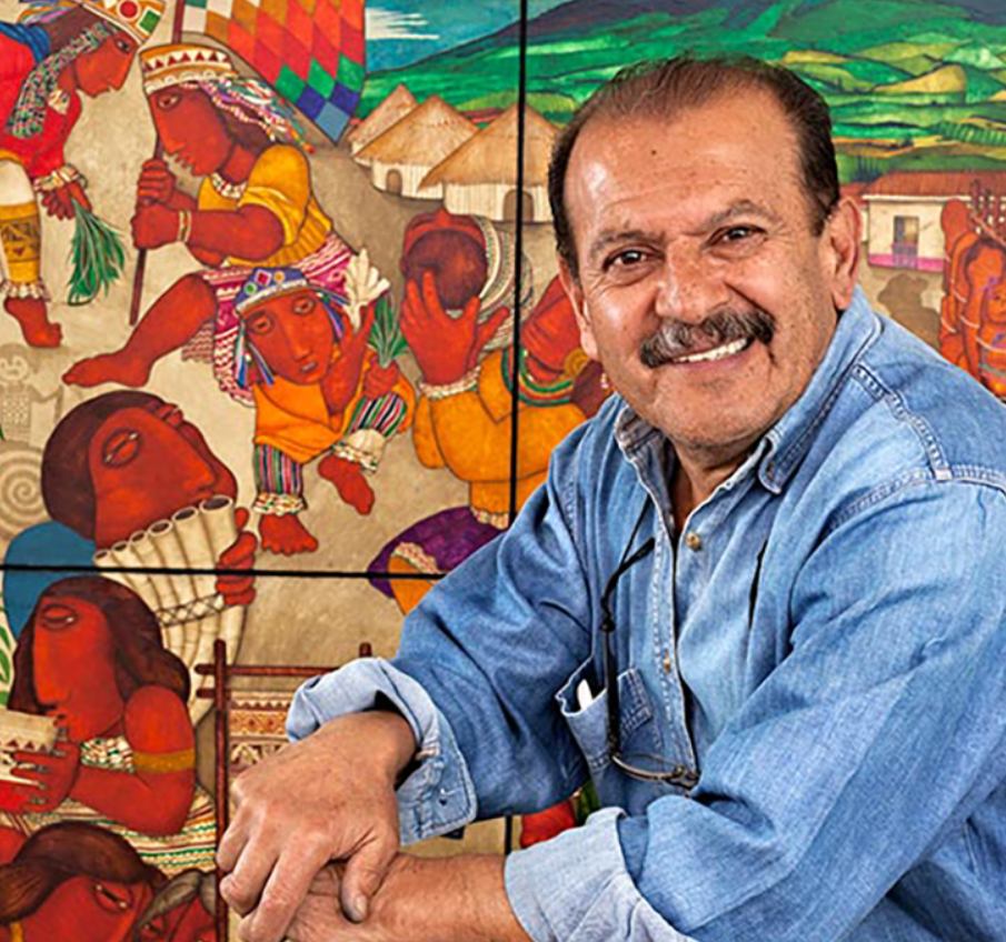 El maestro Eduardo Muñoz Lora es uno de los máximos exponentes del barniz de Pasto (resina del mopa mopa), una técnica artesanal declarada Patrimonio Cultural Inmaterial de Nariño