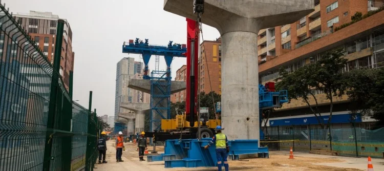 Empresa del Metro de Bogotá se pronuncia del accidente que dejó 4 heridos