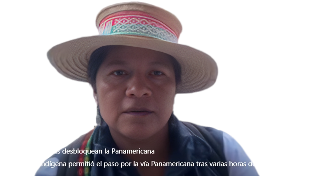 Carmenza Camayo, líder del CRIC.