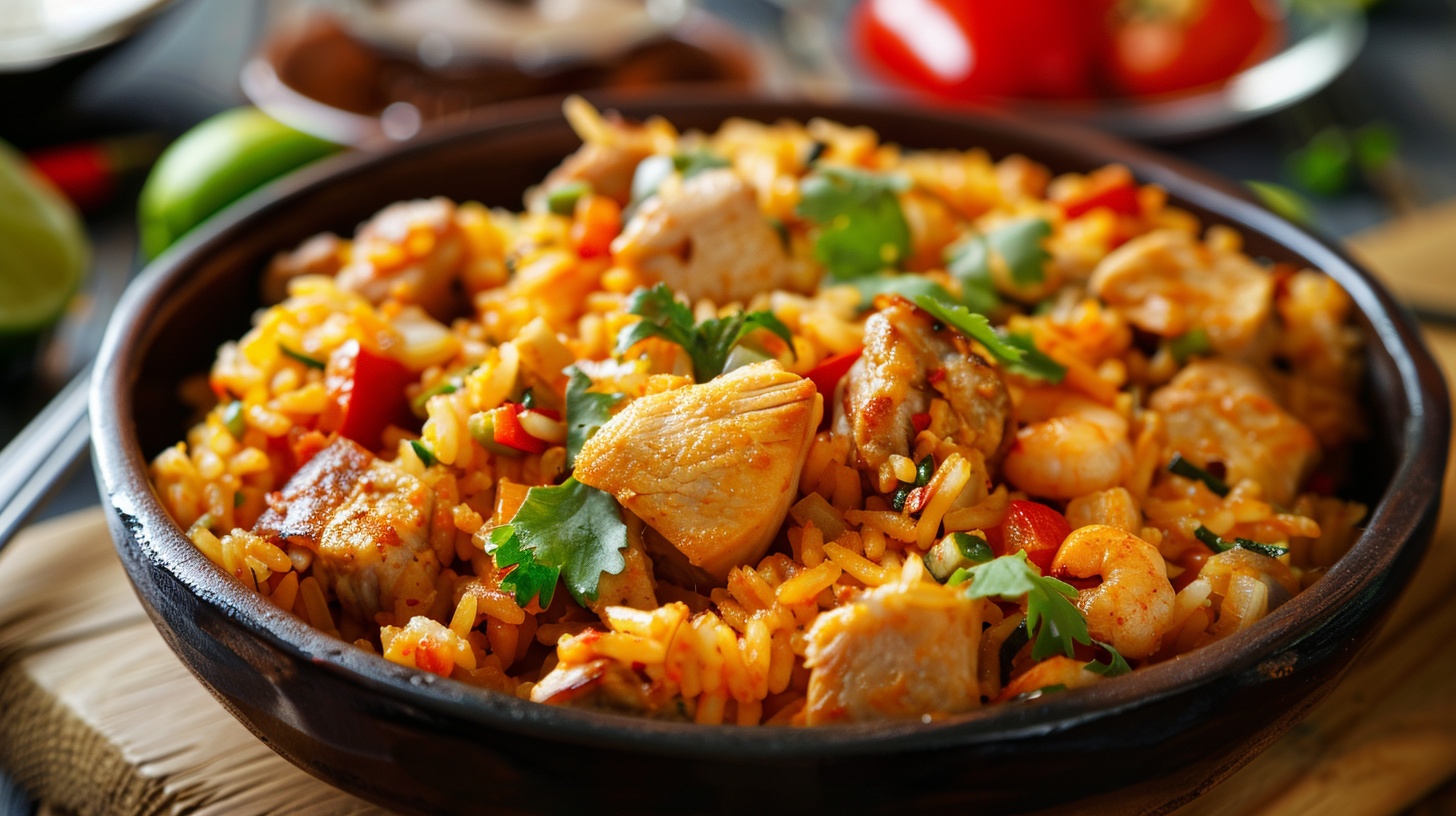 RECETA ARROZ CON POLLO