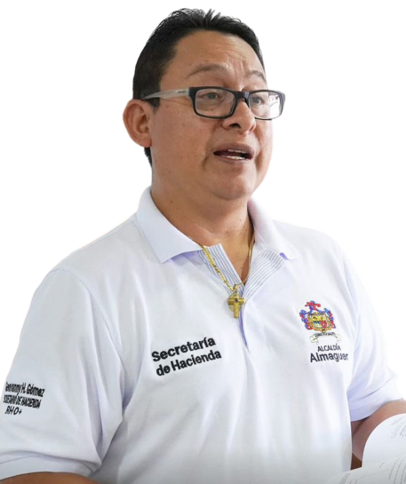 Geovanny Homero Gómez, secretario de Hacienda.