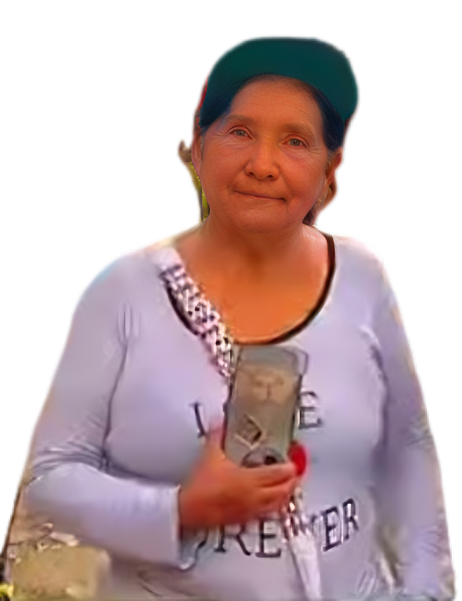 Marina Potosí, líder comunal.