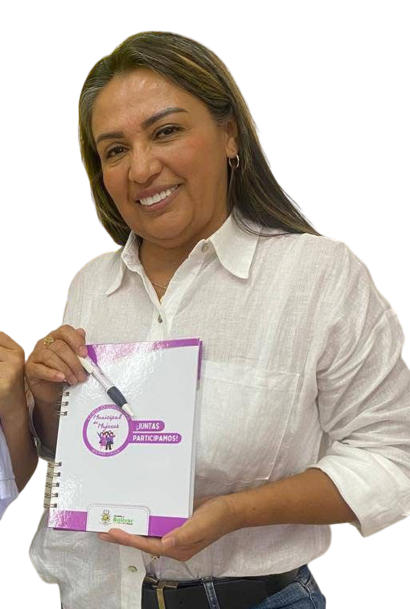 Sandra Dorado, alcaldesa.