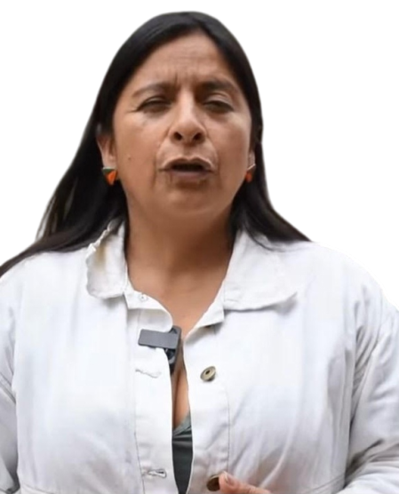 Emilse Paz, alcaldesa.