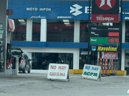 Ipiales sin gasolina