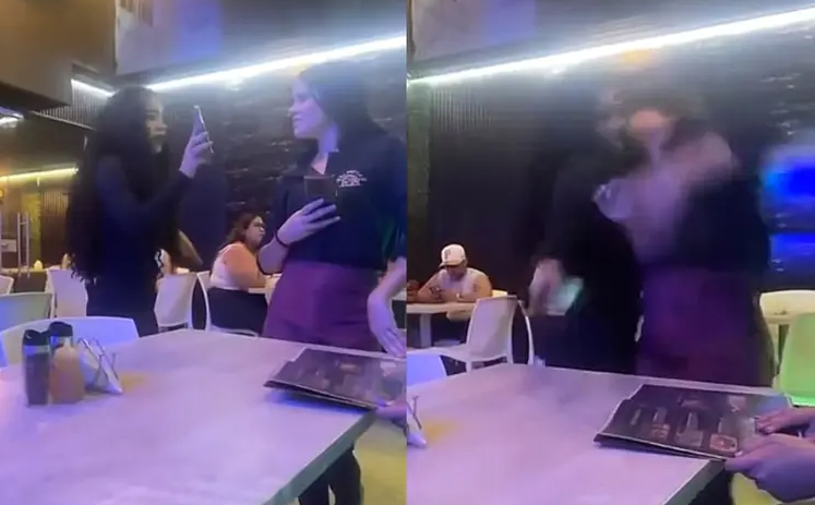 Clienta es viral por agredir a mesera en restaurante de Valledupar