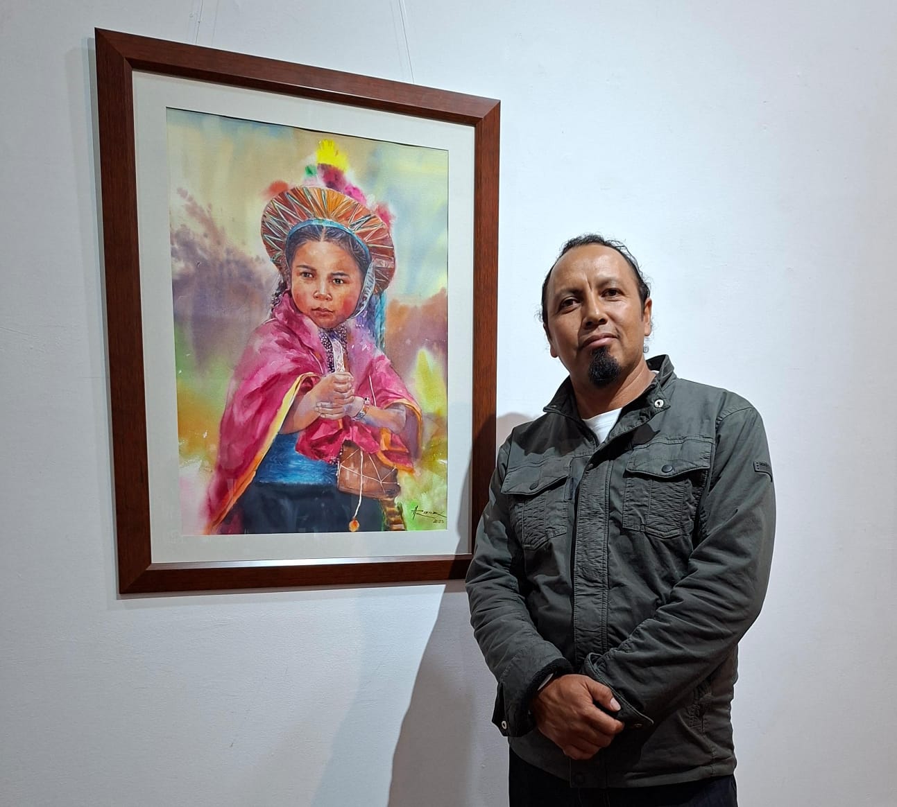 Hugo Rueda, artista acuarelista.