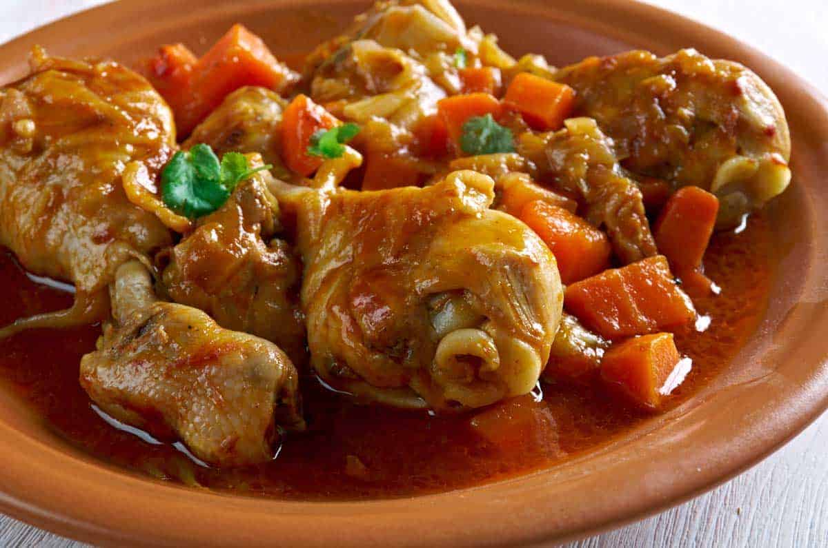 RECETA POLLO A LA JARDINERA