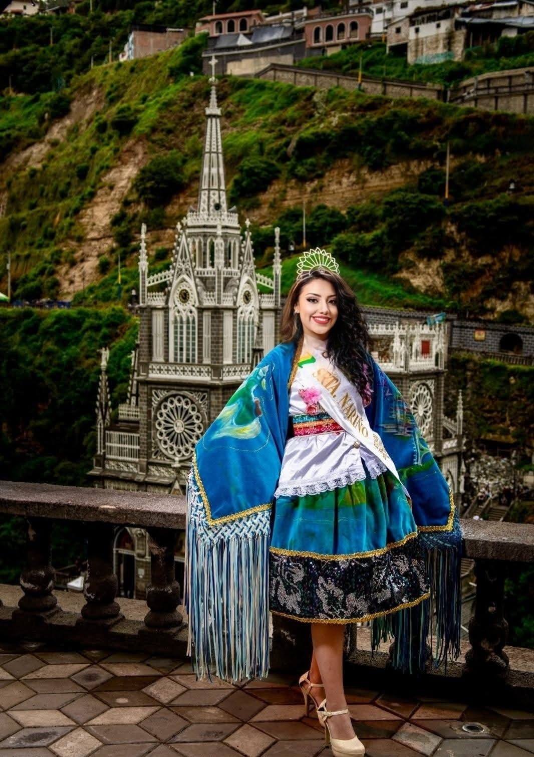 Laurenth Juliana Quishpe, reina del Folclor de Nariño.