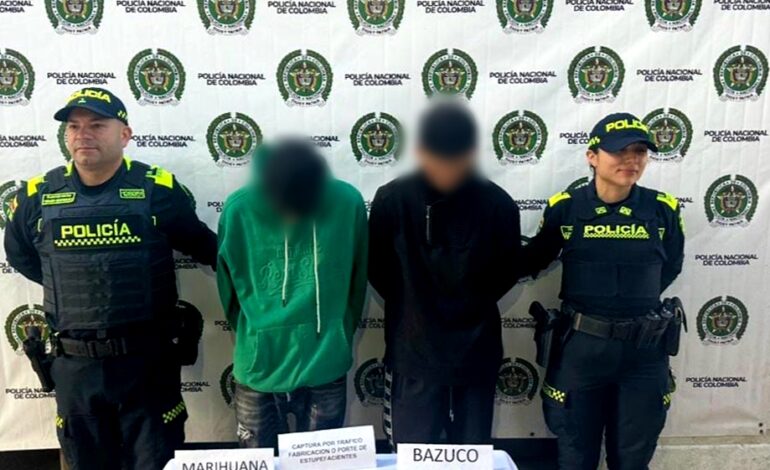 Capturados con marihuana