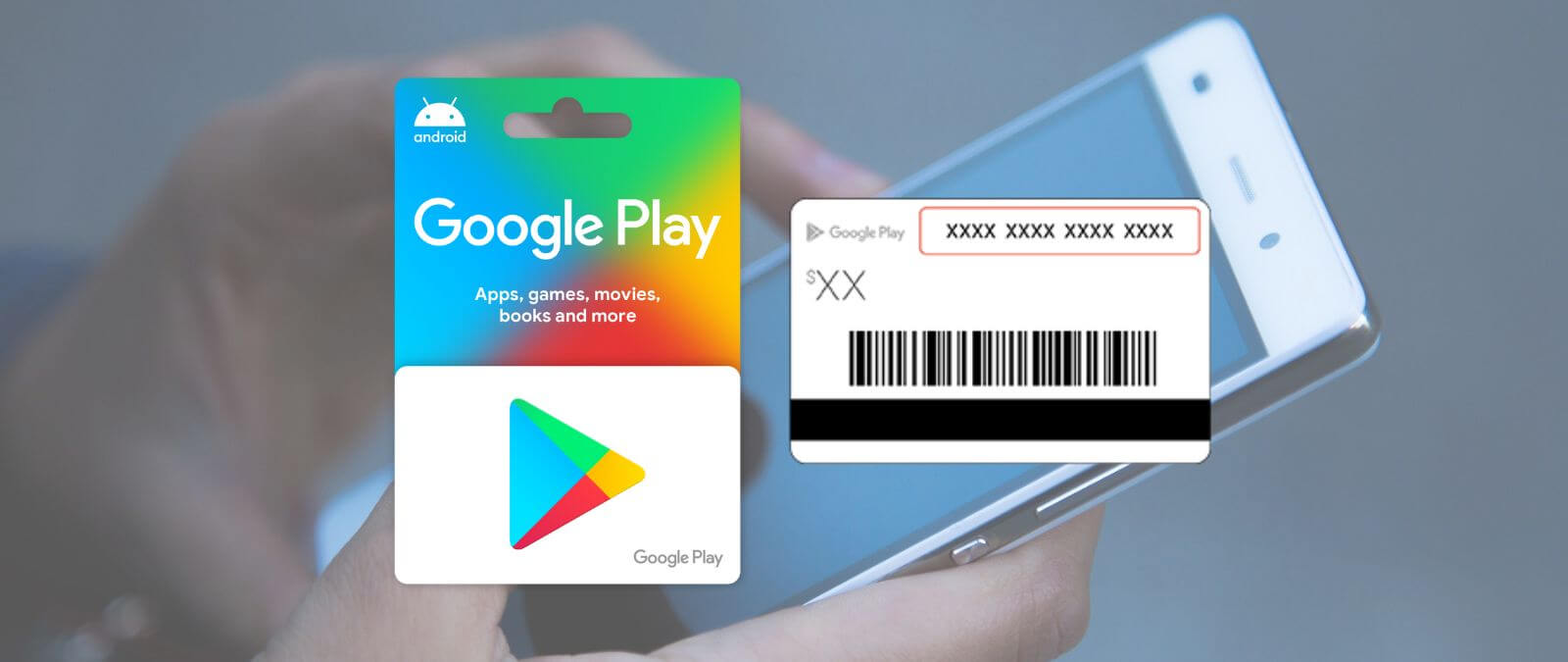 Google Play tarjetas
