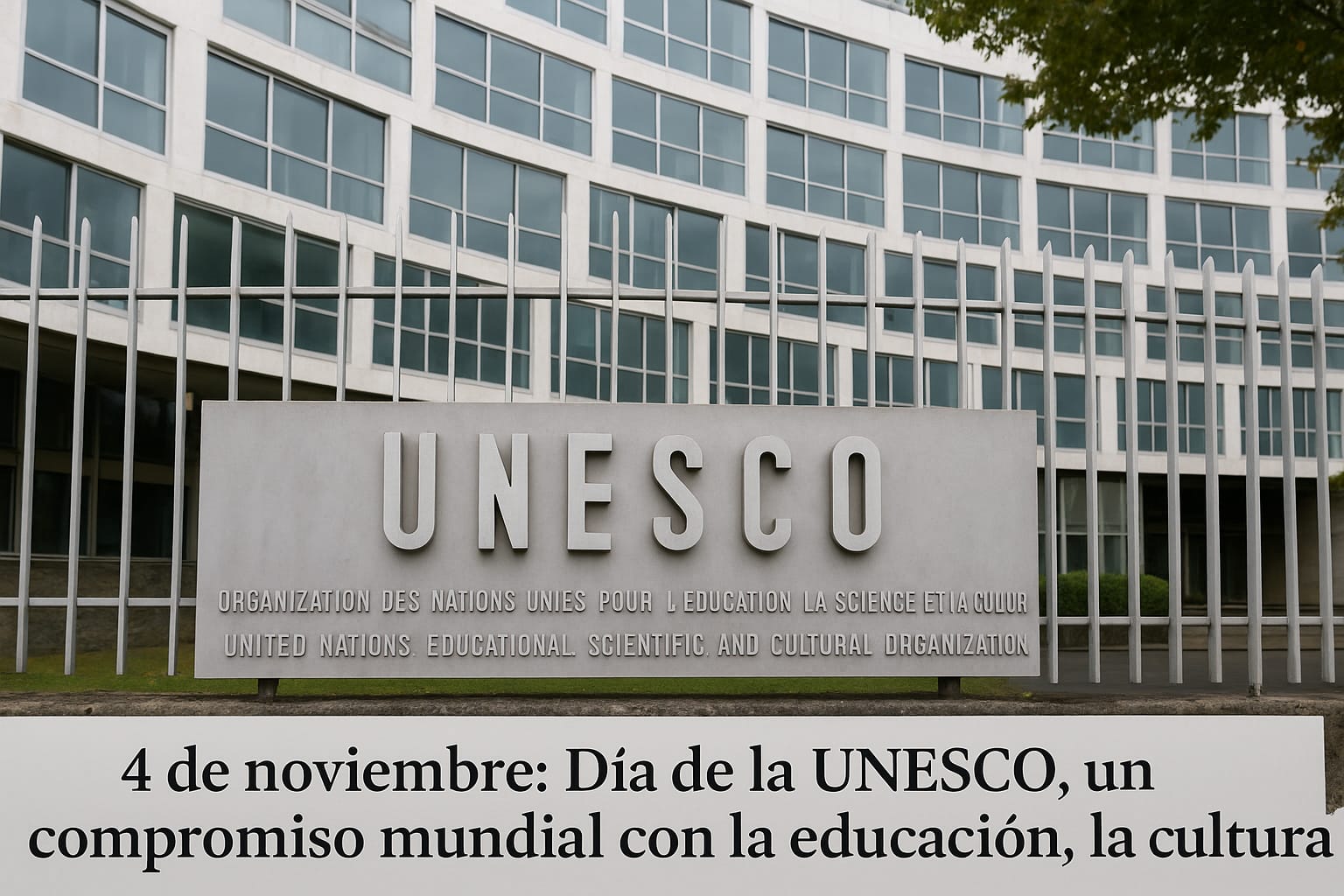 La UNESCO trabaja para que el conocimiento sea un puente, no una barrera.