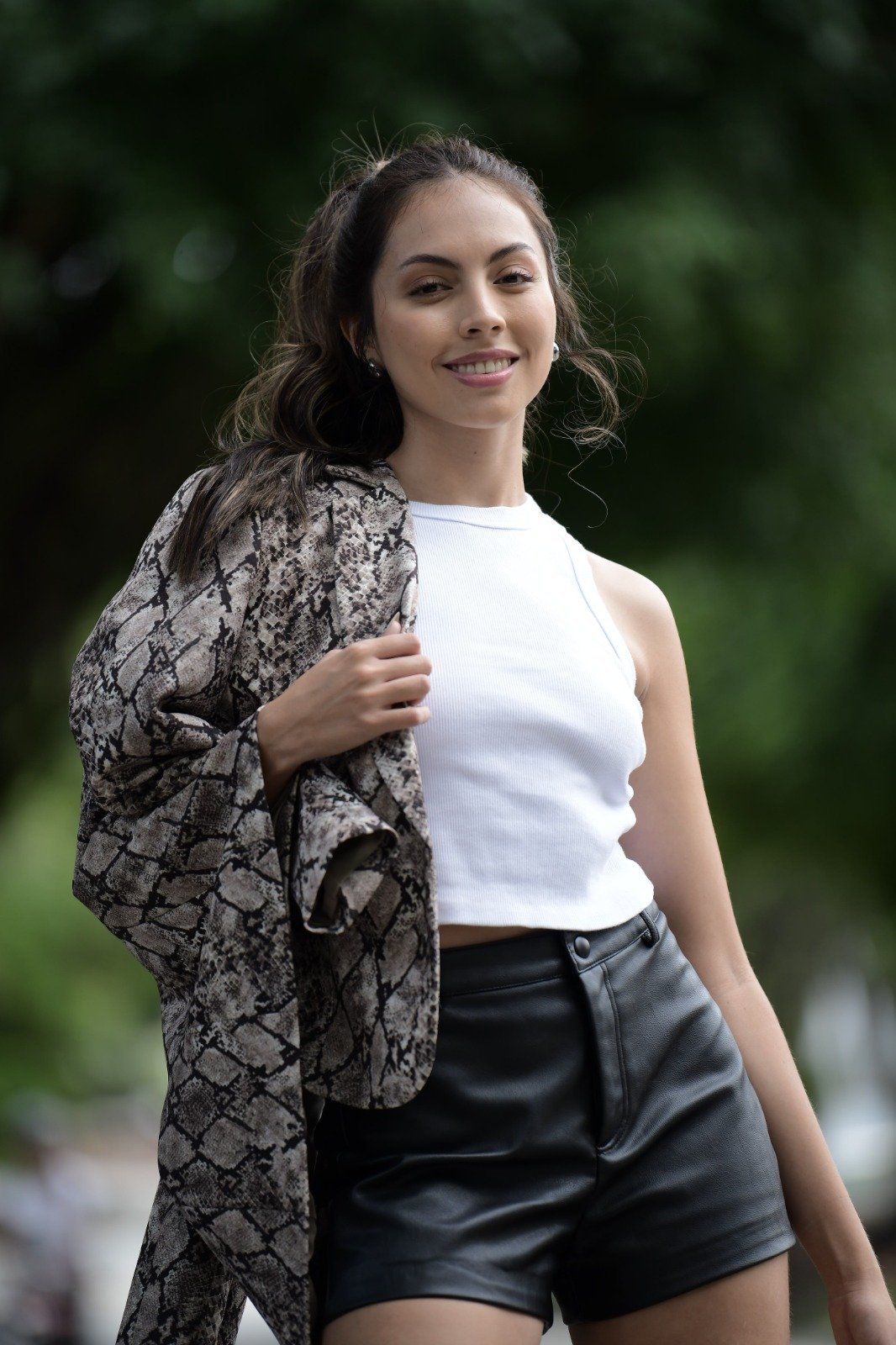 Jazmín Melo, combina el arte, la moda y el deporte.