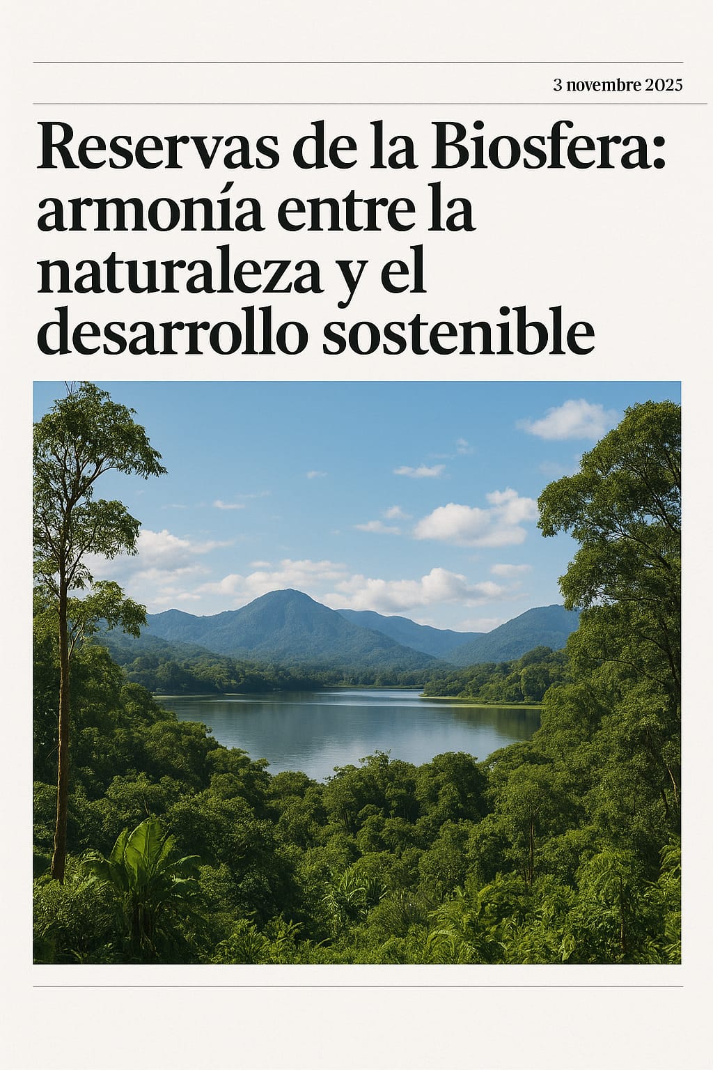 Las Reservas de la Biosfera son territorios donde la naturaleza y la humanidad conviven en equilibrio y respeto mutuo