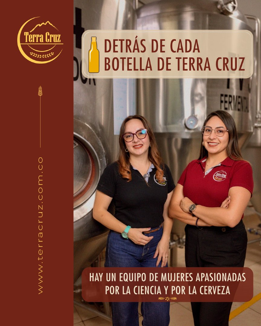 La ingeniera química, magíster y juez BJCP, Sandra Rangel, junto a su hermana Claudia Rangel, lideran un emprendimiento familiar inspirado en La Cruz, Nariño.