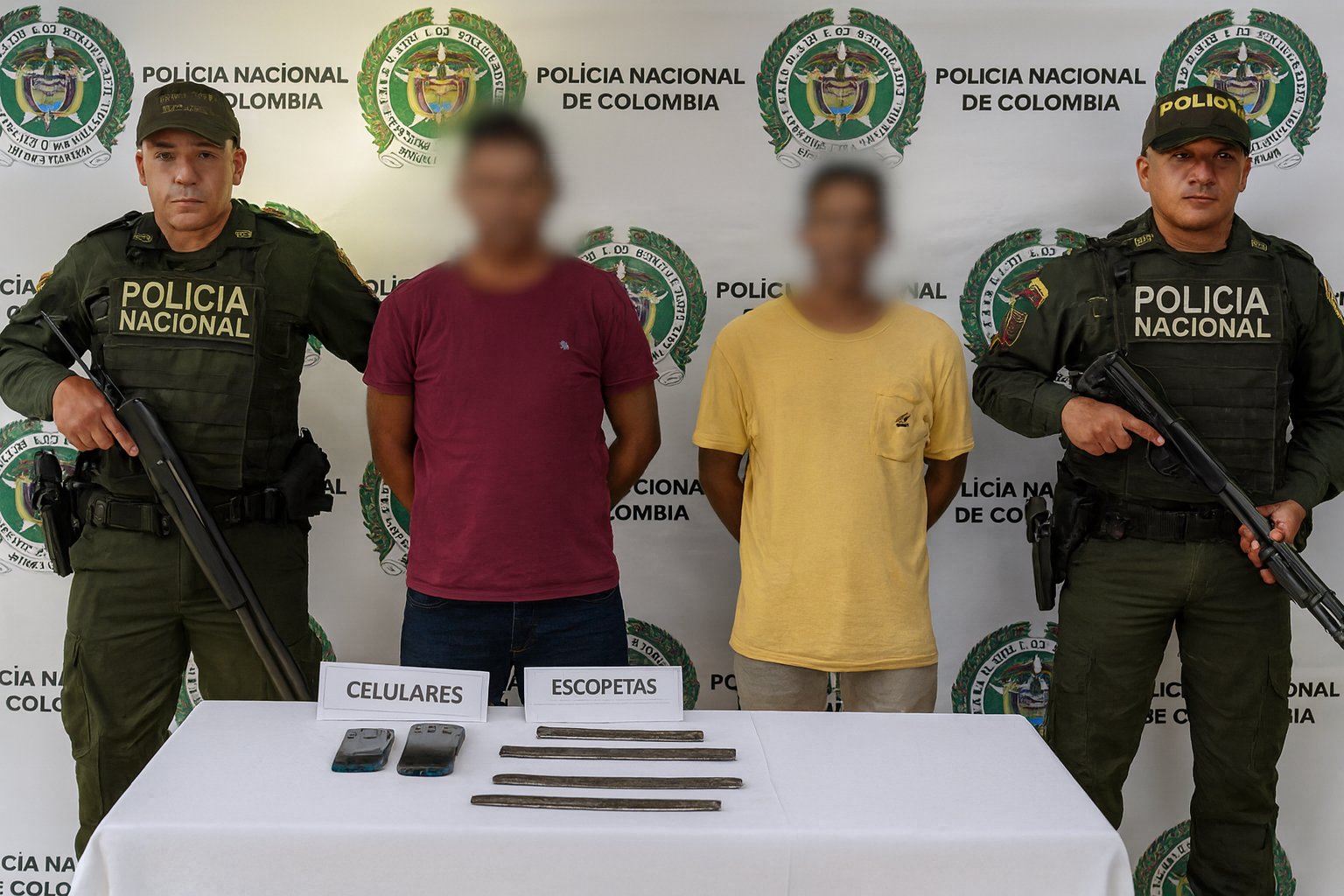 Capturados con munición