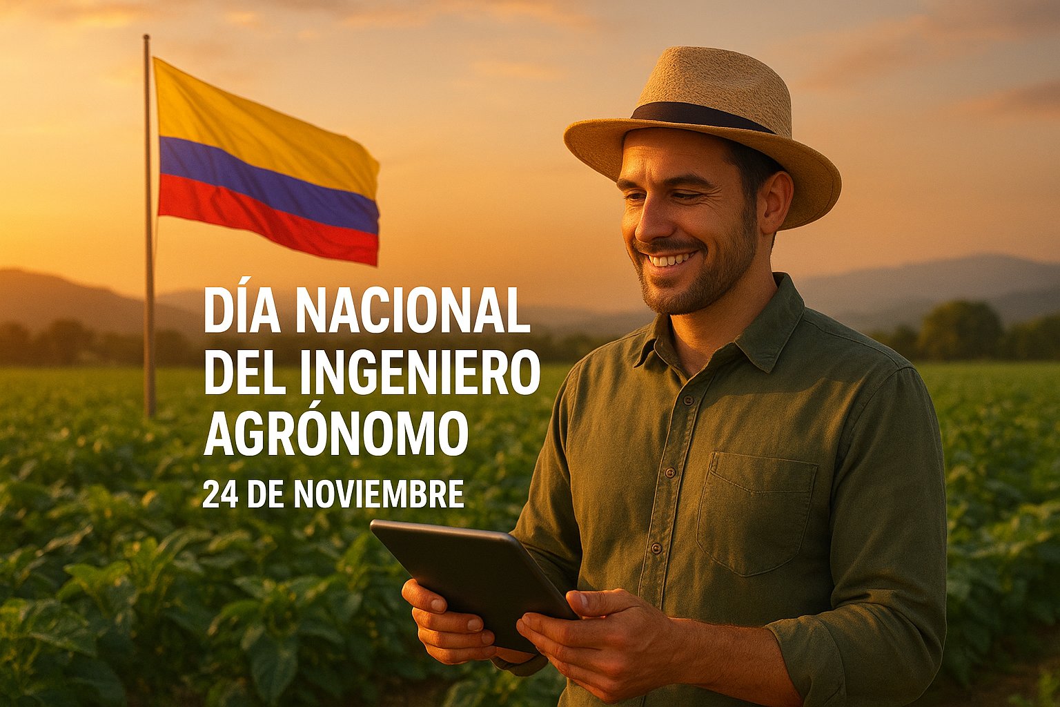 Hoy Colombia honra a quienes siembran ciencia en la tierra y cosechan progreso en cada región del país: los ingenieros agrónomos.